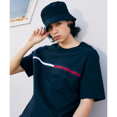 トミー ヒルフィガー TOMMY HILFIGER 【オンライン限定】トミー ヒルフィガーロゴTシャツ / TINO TEE（ブラック）