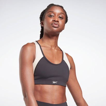 楽天LOCOMALL（ロコンド公式ストア）ラックス レーサー パデッド カラーブロック スポーツブラ / Lux Racer Padded Colorblock Sports Bra （ブラック）