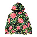 デシグアル Desigual 【キッズコレクション】花柄プリントのフーディ (グレー/ブラック)