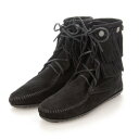 LOCOMALLʥɸȥˤ㤨֥ߥͥȥ MINNETONKA DOUBLE FRINGE BOOT BLACKˡפβǤʤ8,899ߤˤʤޤ