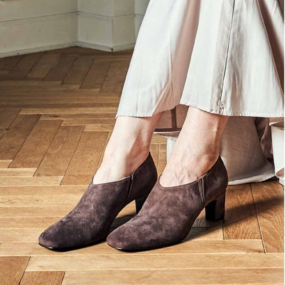 モード エ ジャコモ MODE ET JACOMO 【高機能】スクエアトゥブーティ （オークスエード）