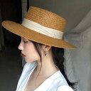 カンカン帽子紫外線対策ストローハット大人