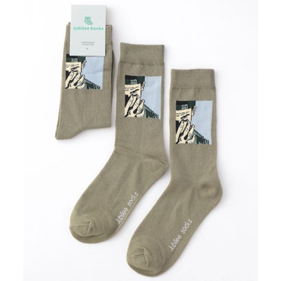 ジュビリー Jubilee ポップデザイン メンズソックス (グレー系その他3)