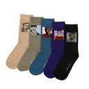 ジュビリー Jubilee ポップデザイン メンズソックス5足セット (MIX)