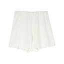 ティティベイト titivate ハイウエストシンプルショートパンツ/水着 (ホワイト)