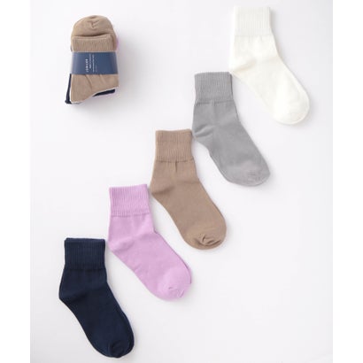 ジュビリー Jubilee パーソナルカラー リブソックス5足セット ユニセックス (MIX)