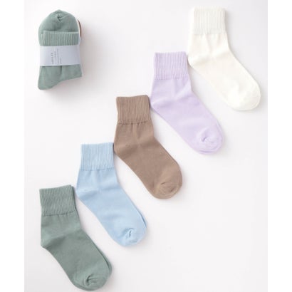 ジュビリー Jubilee パーソナルカラー リブソックス5足セット ユニセックス (MIX)