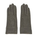 ダックス DAKS 婦人 ジャージ手袋 五本指 (グレー)