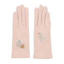 ピッコーネアッチェッソーリ PICONE ACCESSORI 婦人 ジャージ手袋 スマホ対応 五本指 (ピンク)