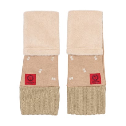 ピッコーネアッチェッソーリ PICONE ACCESSORI 婦人 ジャージ手袋 指なし (S/ベージュ)