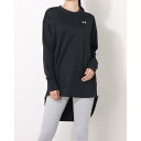 アンダーアーマー UNDER ARMOUR レディース ニットジャケット UA ARMOUR FLEECE Oversized Crew 1369407 (ブラ...