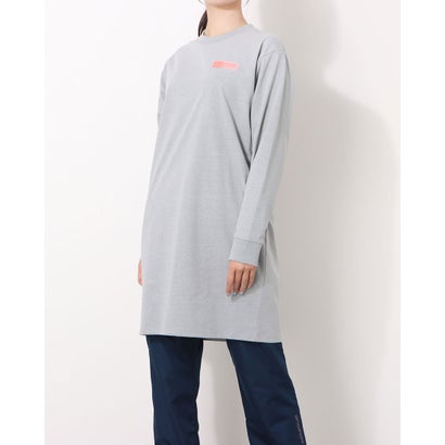 アンダーアーマー UNDER ARMOUR レディース 長袖Tシャツ UA Cotton Oversized LS Dress 1369328 （グレー）