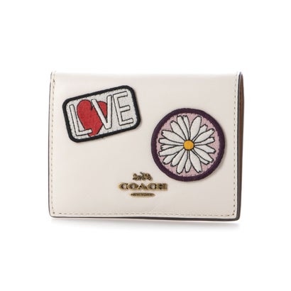  COACH Coach()Coach  Small Snap Wallet with patch ޤ...