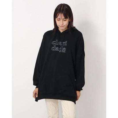 スピリトーゾ Spiritoso 裏起毛 BIGプルパーカー(ロゴ) （ブラック）