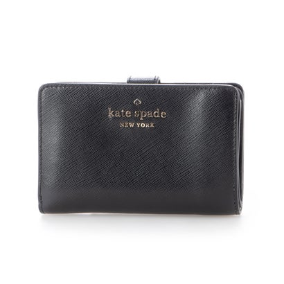 ケイト・スペード ニューヨーク 二つ折り財布 レディース ケイトスペードニューヨーク kate spade new york ケイトスペード KATE SPADE 二つ折り財布 （ブラック）