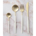 ジュビリー Jubilee 高品質 高級カトラリー 4点セット【返品不可商品】 (ゴールド系その他)