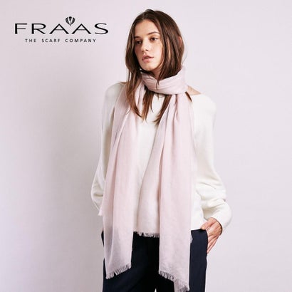 フラース FRAAS カシミアストール ライトウェイト クラッシックカラー(ピンク）オールシーズン （ピンク）