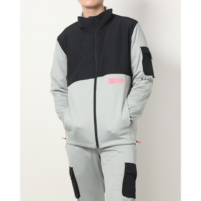 アンダーアーマー UNDER ARMOUR メンズ スウェットフルジップ UA HEAVY WEIGHT CC LS ALPEN EXCLUSIVE 1369571 （グレー）