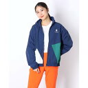 ルコックスポルティフ アウトドアジャケット レディース ルコックスポルティフ le coq sportif レディース ウインドフルジップ ナイロンジャケット(裏メッシュ起毛) QMWSJK06 （ネイビー）