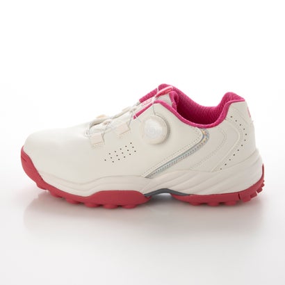 フォーセンス FOURSENSE レディース シームレスダイヤルシューズ FOSN-011L （ホワイト×ピンク）