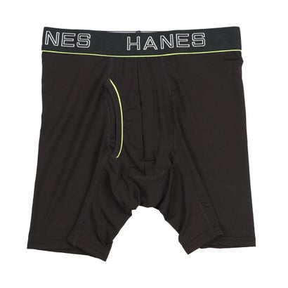 ボクサーパンツ メンズ（1000円程度） ヘインズ Hanes ショーツ 1P COMFORT FLEX FIT ボクサーーブリーフ HM6EQ102【返品不可商品】 （ブラック）