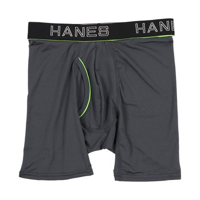 ボクサーパンツ メンズ（1000円程度） ヘインズ Hanes ショーツ 1P COMFORT FLEX FIT ボクサーーブリーフ HM6EQ102【返品不可商品】 （グレー）