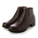 マリー・ルイーズ Marie-Louise サイドジップショートブーツ (DARK BROWN)