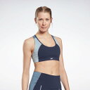 ラックス レーサー パデッド カラーブロック スポーツブラ / Lux Racer Padded Colorblock Sports Bra(ベクターネイビー)