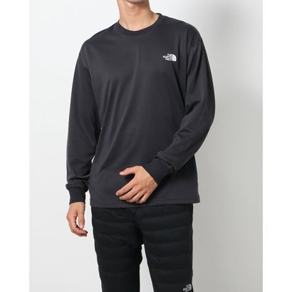 楽天LOCOMALL（ロコンド公式ストア）ザ ノース フェイス THE NORTH FACE メンズ 陸上/ランニング 長袖Tシャツ L/S Free Run Rib Crew（ロングスリーブフリーランリブクルー） NT62193 （グレー）