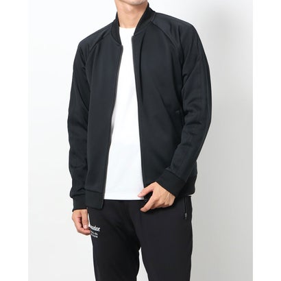 ティゴラ TIGORA メンズ 長袖ジャージジャケット TR-9C1641 (ブラック)