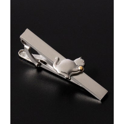 チルワーク バイ クイト ランニング CHILLWORK by Quit Running ネコ デザイン ネクタイピン 英国ブランド 専用ギフトボックス付き (...