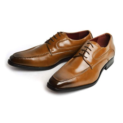 トラッドメンコレクション TRADMEN COLLECTION ビジネスシューズ メンズ レースアップ Uチップ (ブラウン) トラッドメンコレクション TRADMEN COLLECTION ビジネスシューズ メンズ レースアップ Uチップ (ブラウン)