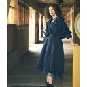 ルイルエブティック RUIRUE BOUTIQUE クールスタイル2wayトレンチコート (ネイビー)