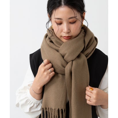 ウェレッグ セレクト welleg sellect なめらかプレーン 大判ストール （ベージュ）