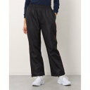 エーディーワン A.D.ONE レディース裏フリースパンツ (ブラック×ピンク)