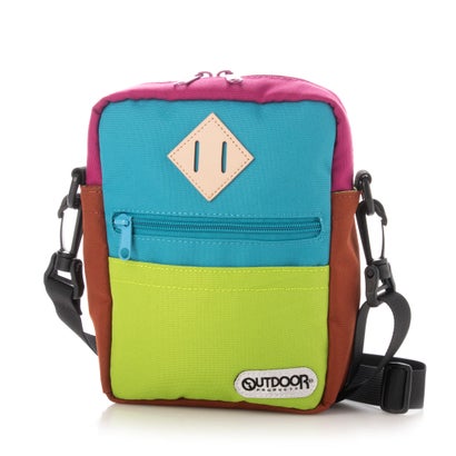 アウトドアプロダクツ OUTDOOR PRODUCTS クレイジーパターンミニショルダー （ターコイズ）