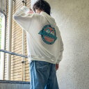 モディッシュガゼ MODISH GAZE 裏毛 長袖 BIG プルパーカー Adventure (オフホワイト)