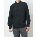 デサント DESCENTE メンズ 長袖シャツ Button-down Long Sleeve Shirt DX-C1308AP （ブラック）