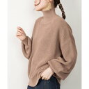 アットワン atONE タートルネックボリュームニット (GRAY-BEIGE)
