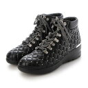 フィットジョイ FITJOY 美錠付きハイカットスニーカー (BLK)