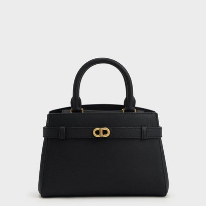 オブリエル メタリックアクセントベルトバッグ 【再入荷】（Black）のサムネイル