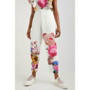 デシグアル Desigual M. Christian Lacroix 花柄バギーパンツ (ホワイト)