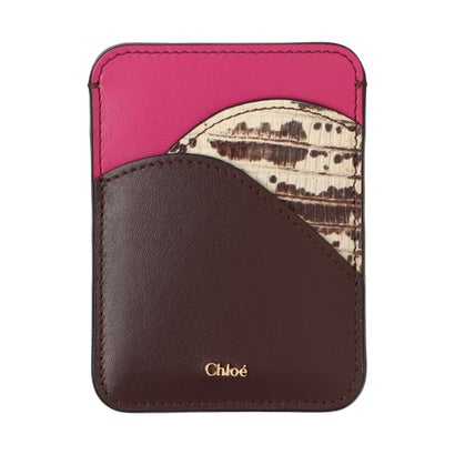 クロエ Chloe WALDEN CARD HOLDER （Black Raisin）