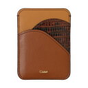 NG Chloe WALDEN CARD HOLDER iClassic Tobaccoj