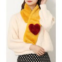 ジオアンドジア GIO&GIA 韓国ファッション レデイーズ マフラー 子供 キッズ 女の子 ファー マフラー ネックウォーマー 防寒対策 柔らかな 肌触 通勤 通学 (イエロー)