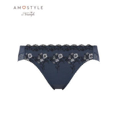 アモスタイル ショーツ アモスタイル ハ?イ トリンフ? AMOSTYLE BY Triumph ワイルドブーケ 1370 レギュラーショーツ【返品不可商品】 （ネイビー）