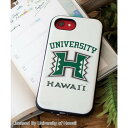 カヒコ Kahiko 【Kahiko】University of Hawaii iPhone SE/8/7兼用タフスマホケース ホワイト （ホワイト）