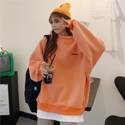 ゾエ ジェンコ Zoe Jenko レイヤード裏起毛トレーナー 8899 （ORG）