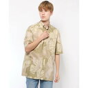 g~[ qtBK[ TOMMY HILFIGER CASUAL FLORAL CAMO PRT SHIRT S/S i}`j