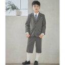 ドレスプラス DRESS+ キッズフォーマル 男児 男の子 キッズスーツ スーツセット入学式 卒園式 発表会 結婚式 披露宴 (グレー)